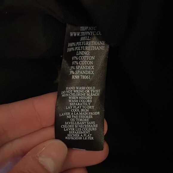 TRIPP NYC Leather biker jacket - Picture 4 of 4